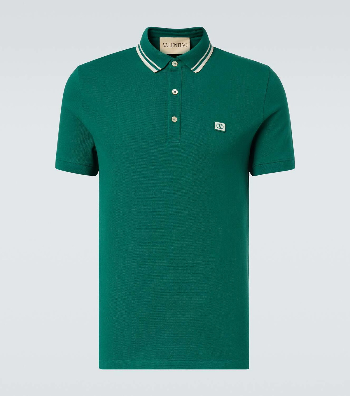 Valentino VLogo cotton piqué polo shirt
