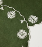 Cabana Olive set of 2 linen and cotton placemats