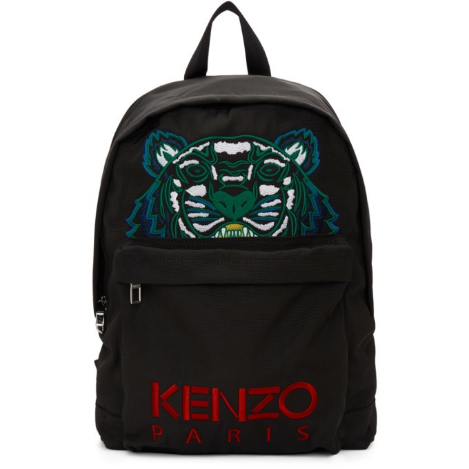 Photo: Kenzo Black XL Tiger Backpack