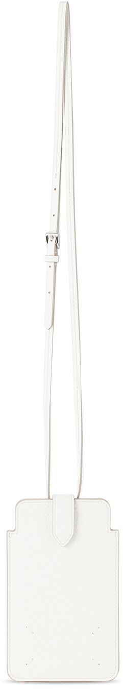 Maison Margiela White Neck Phone Pouch Maison Margiela