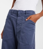 Nili Lotan Shon cotton barrel-leg pants