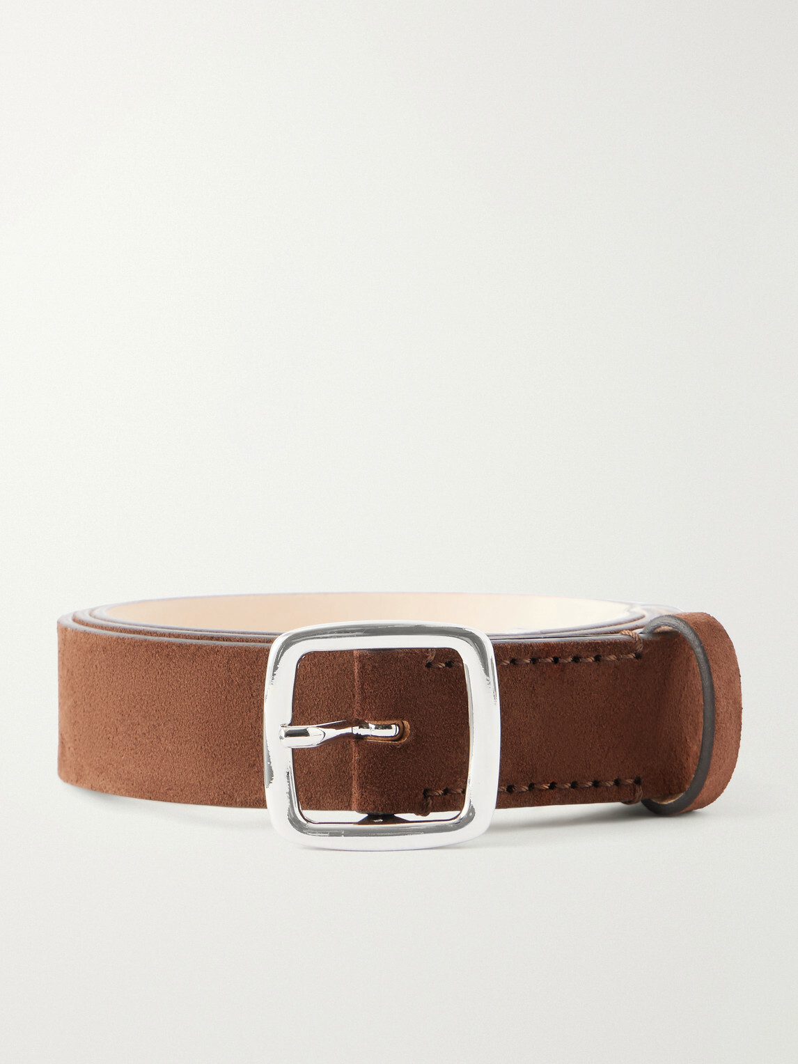 Déhanche - 2.5cm Baptiste Suede Belt - Brown