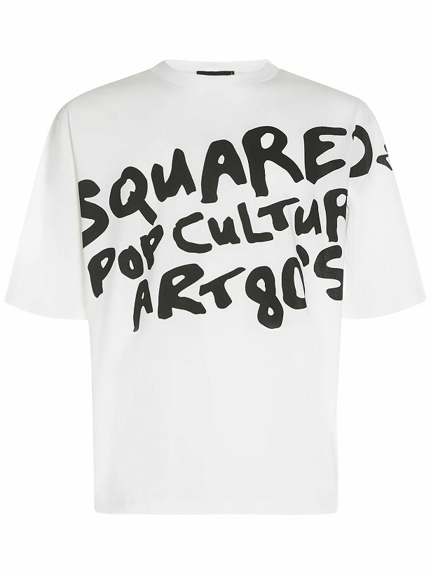 Photo: DSQUARED2 - D2 Pop 80's Printed Cotton T-shirt