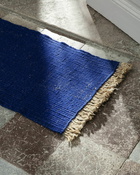 Ferm Living Block Mat Blue - Mens - Home Deco