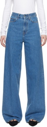 TOTEME Blue Wide-Leg Jeans