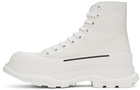 Alexander McQueen White Tread Slick High Sneakers