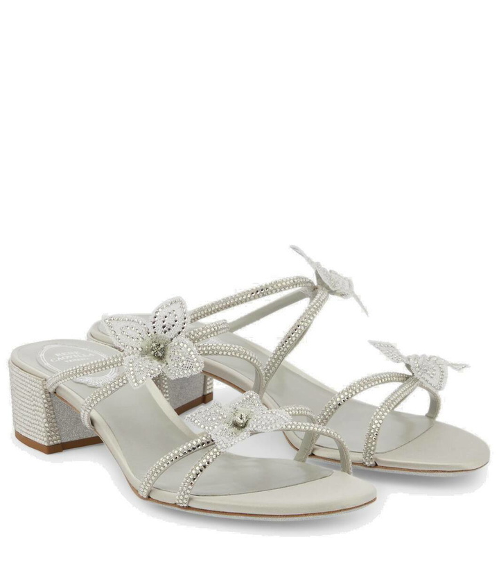 Photo: Rene Caovilla Caterina embellished bow-detail sandals