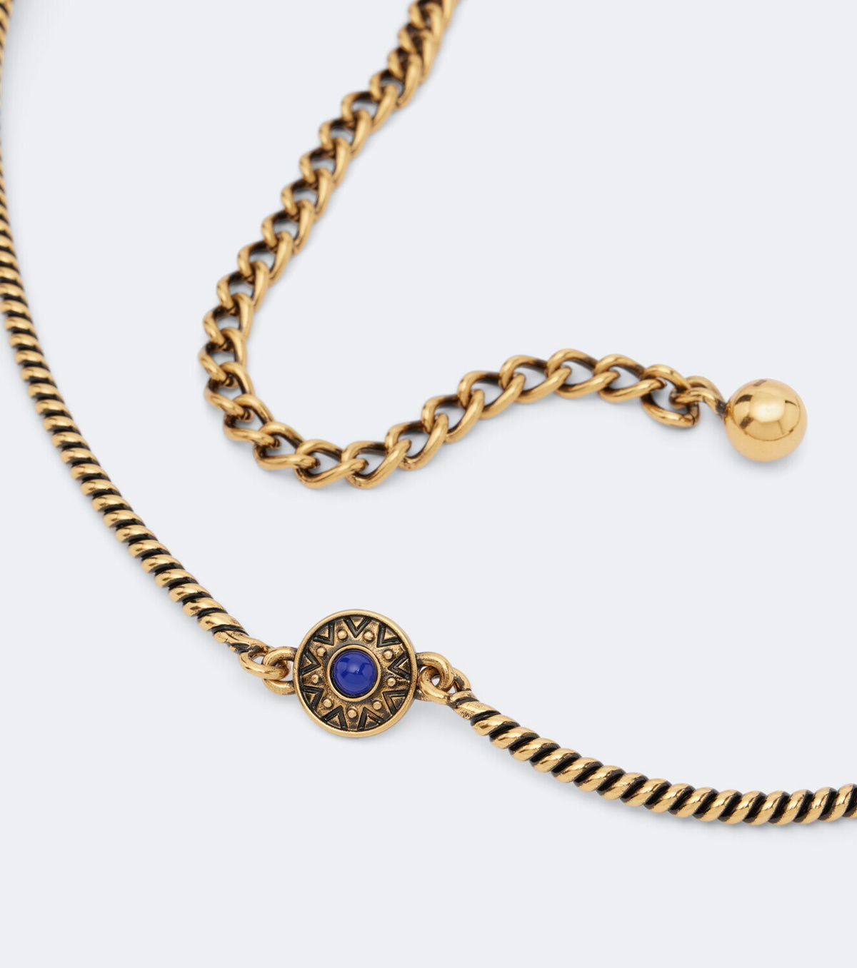 Etro Embellished chain belt