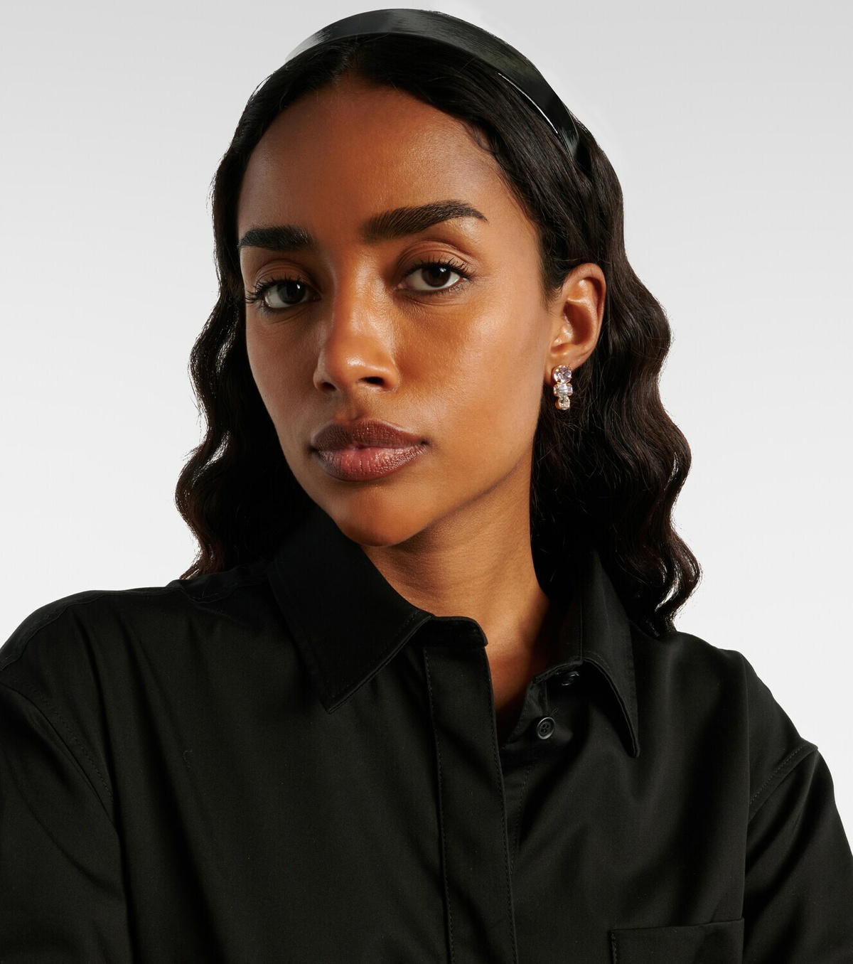 Jennifer Behr Cruz patent leather headband