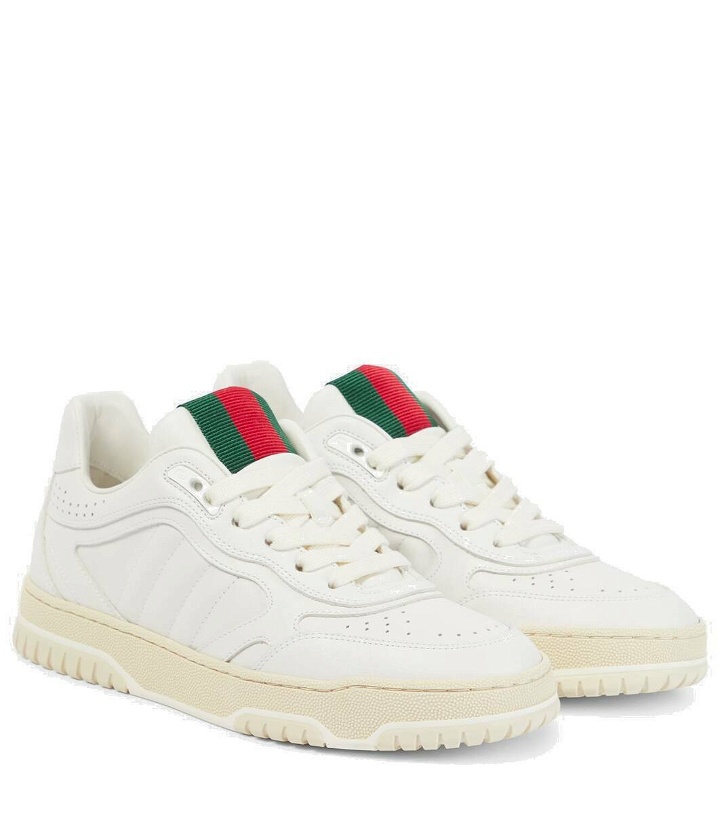 Photo: Gucci GG Re-Web leather sneakers