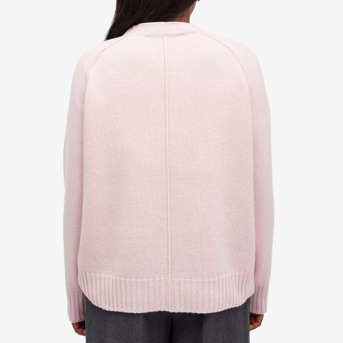 Róhe Women's Wool Cashmere Sweater in Soft Pink
