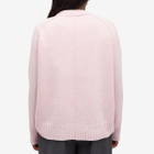 Róhe Women's Wool Cashmere Sweater in Soft Pink