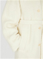 Belted Coat in Cream