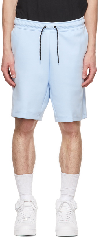 Photo: Nike Blue Tech Fleece Shorts