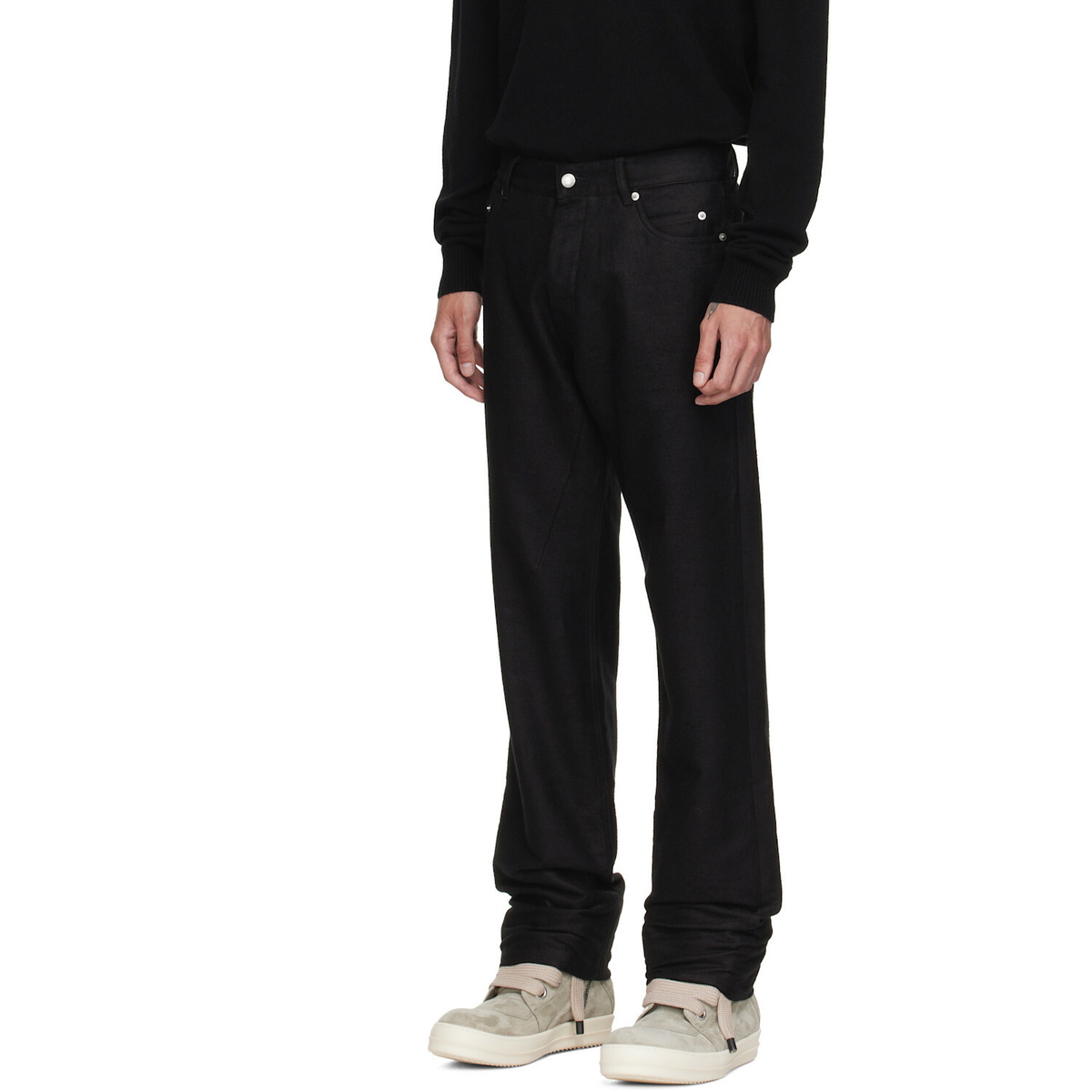 Rick Owens Black Tower Kurdt Trousers