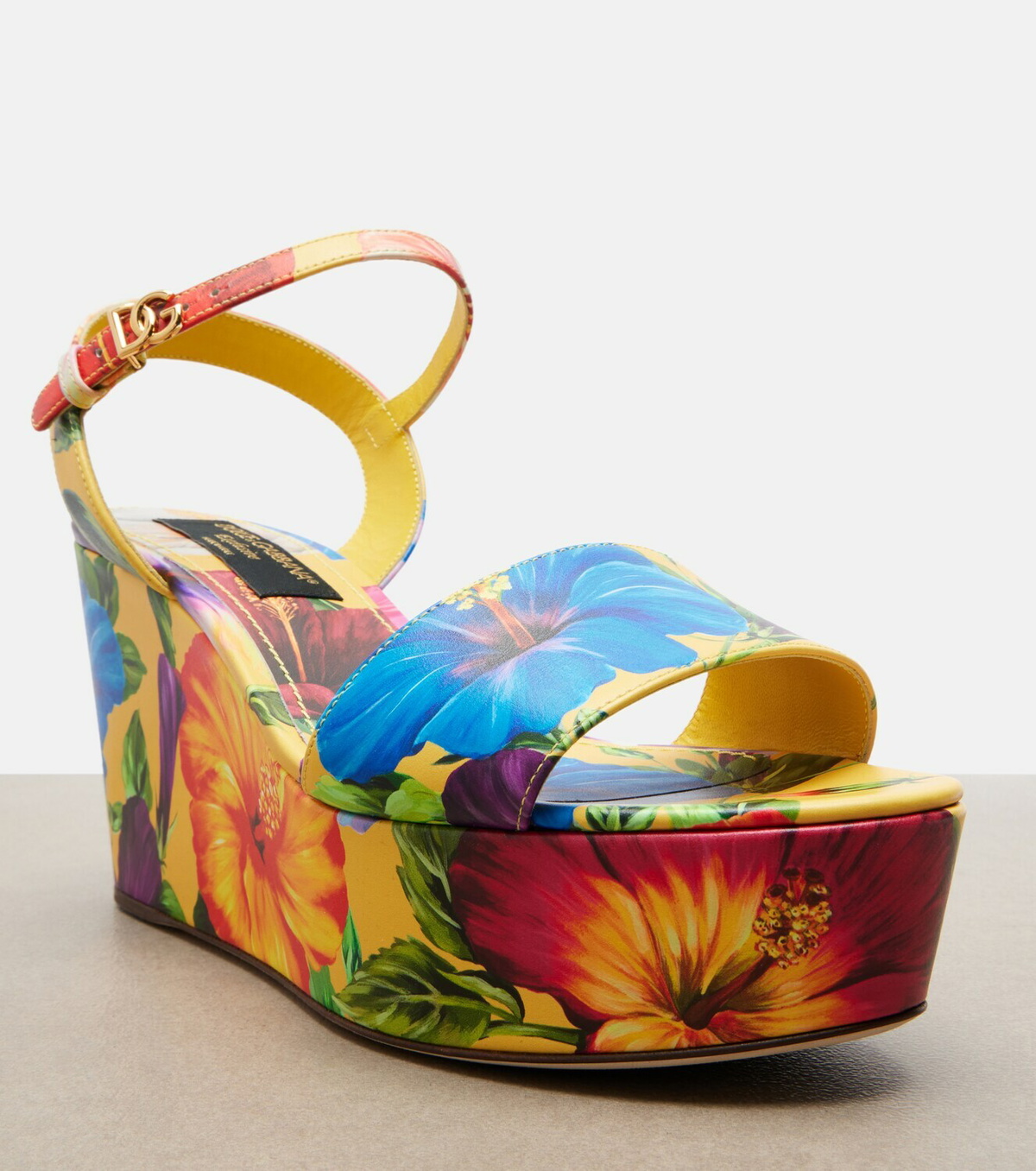 Dolce&Gabbana Bianca floral wedges