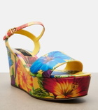 Dolce&Gabbana Bianca floral wedges
