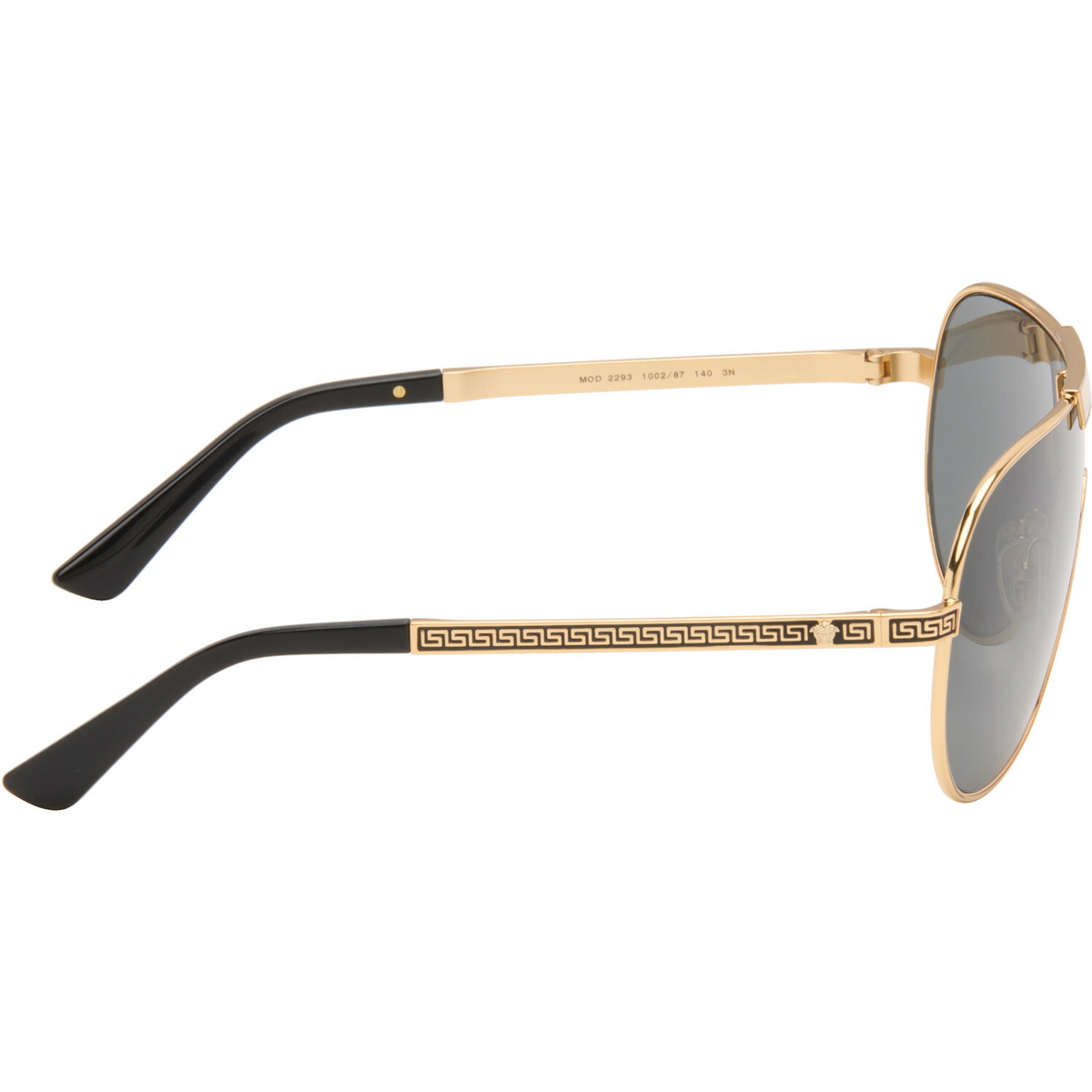 Versace Gold Greca Flow Sunglasses