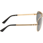 Versace Gold Greca Flow Sunglasses