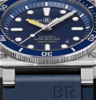 Bell & Ross - BR 03-92 Diver Automatic 42mm Stainless Steel and Rubber Watch, Ref. No. BR0392-D-BU-ST/SRB - Blue