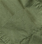 Aspesi - Slim-Fit Garment-Dyed Cotton-Poplin Shirt - Men - Green