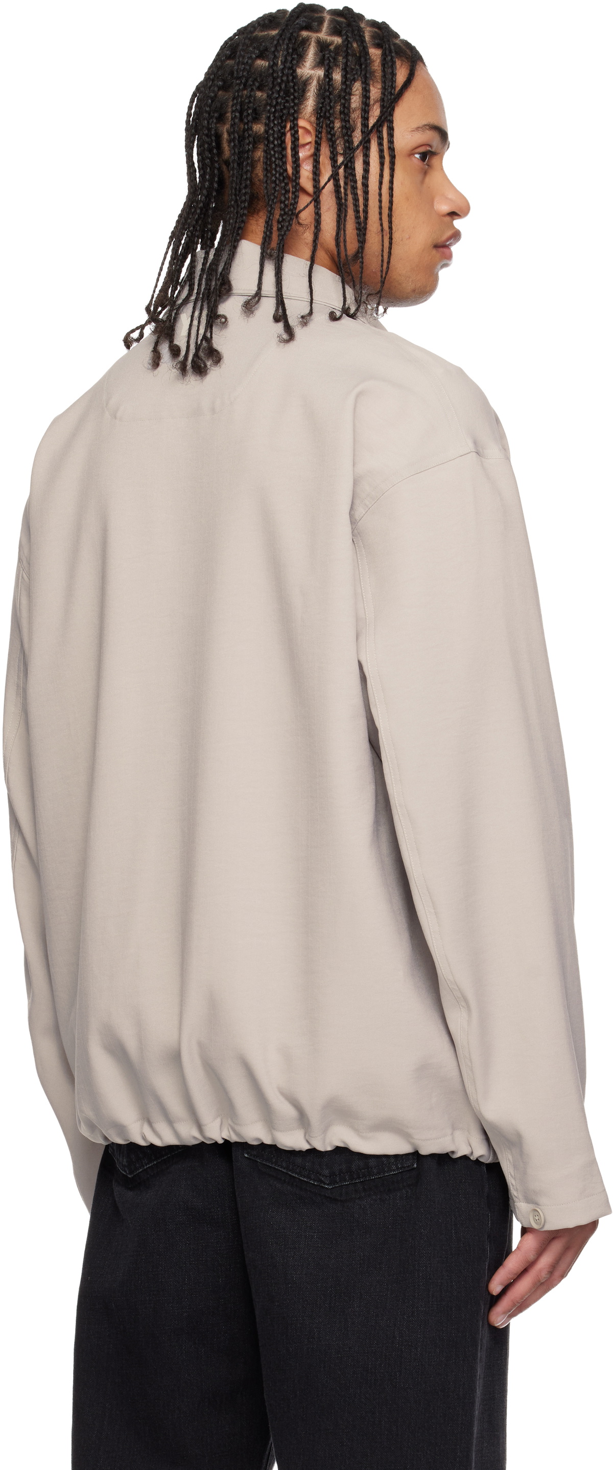 Y-3 Gray Utility Blouson Jacket