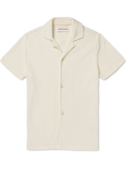 Orlebar Brown - Howell Camp-Collar Cotton-Terry Shirt - Neutrals
