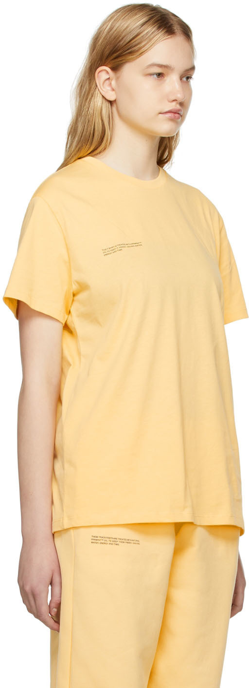 PANGAIA Yellow Organic Cotton T-Shirt