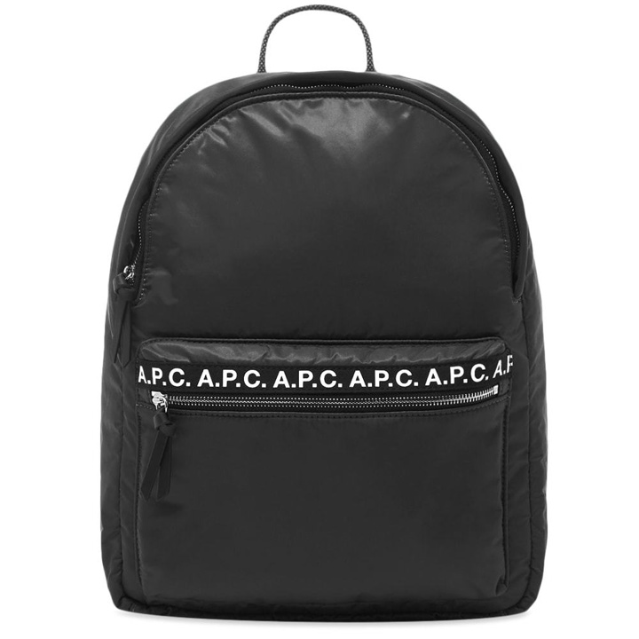 Photo: A.P.C. Marc Tape Logo Backpack