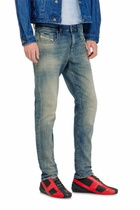 Diesel Slim Jeans Regular Waist 2019 D-Strukt - Jeans Mens in Blue