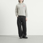 Comme des Garçons Play U Sweatshirt Red Emblem Knit in Grey