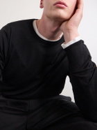 William Lockie - Merino Wool Sweater - Black