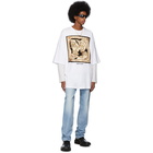 Palm Angels White Foulard T-Shirt