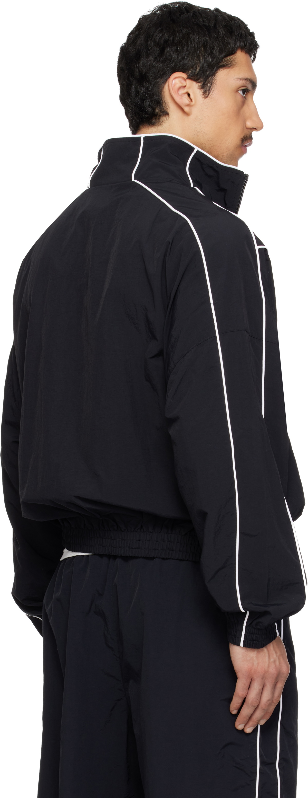 WILLY CHAVARRIA Black Bad Boy Track Jacket