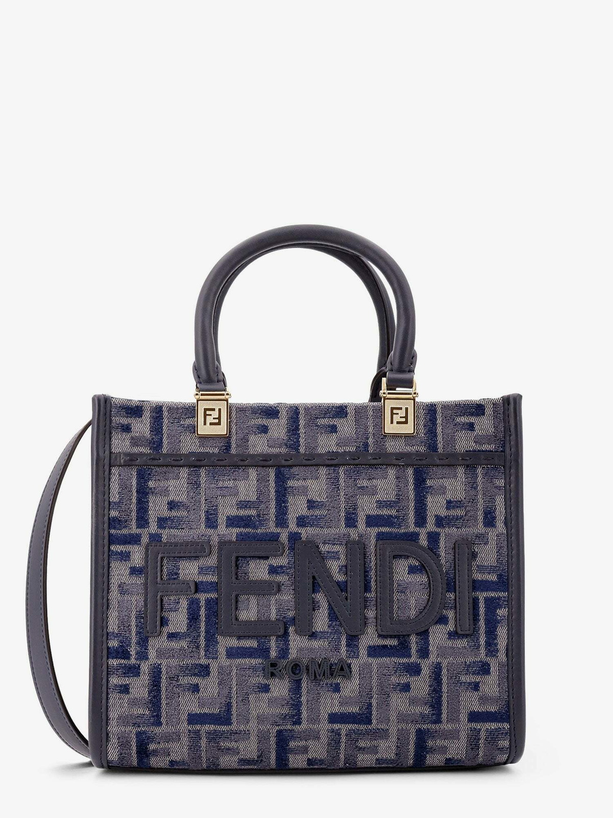 Fendi Sunshine Small Blue Womens Handbag Fendi