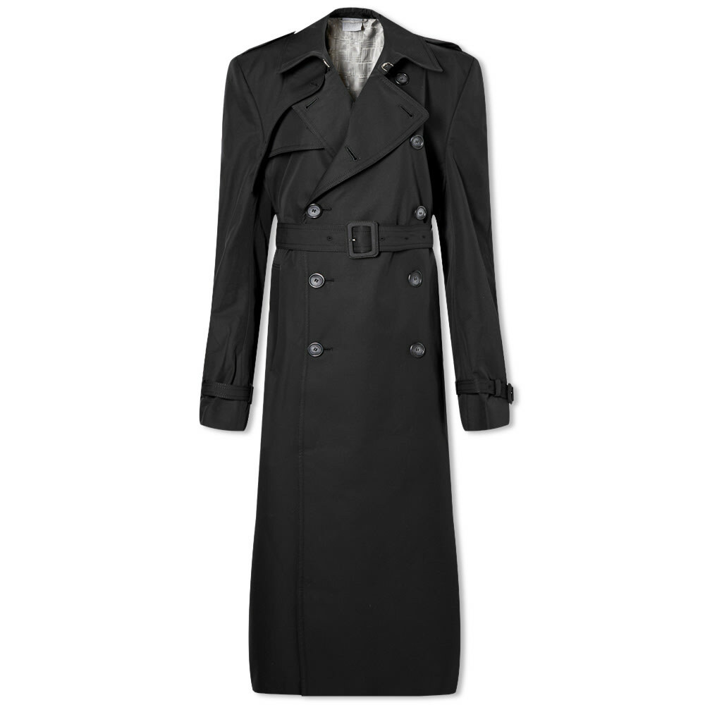 VTMNTS Women's Tailored Trench Coat in Black VTMNTS
