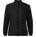 Nike Golf - AeroLoft Repel Jersey-Trimmed Quilted Shell Down Golf Jacket - Black