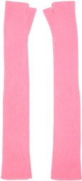 Sinéad O’Dwyer Pink Fingerless Opera Gloves