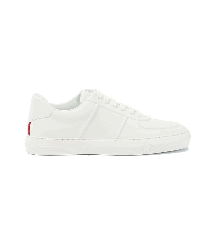Photo: Moncler - Neue York leather low-top sneakers
