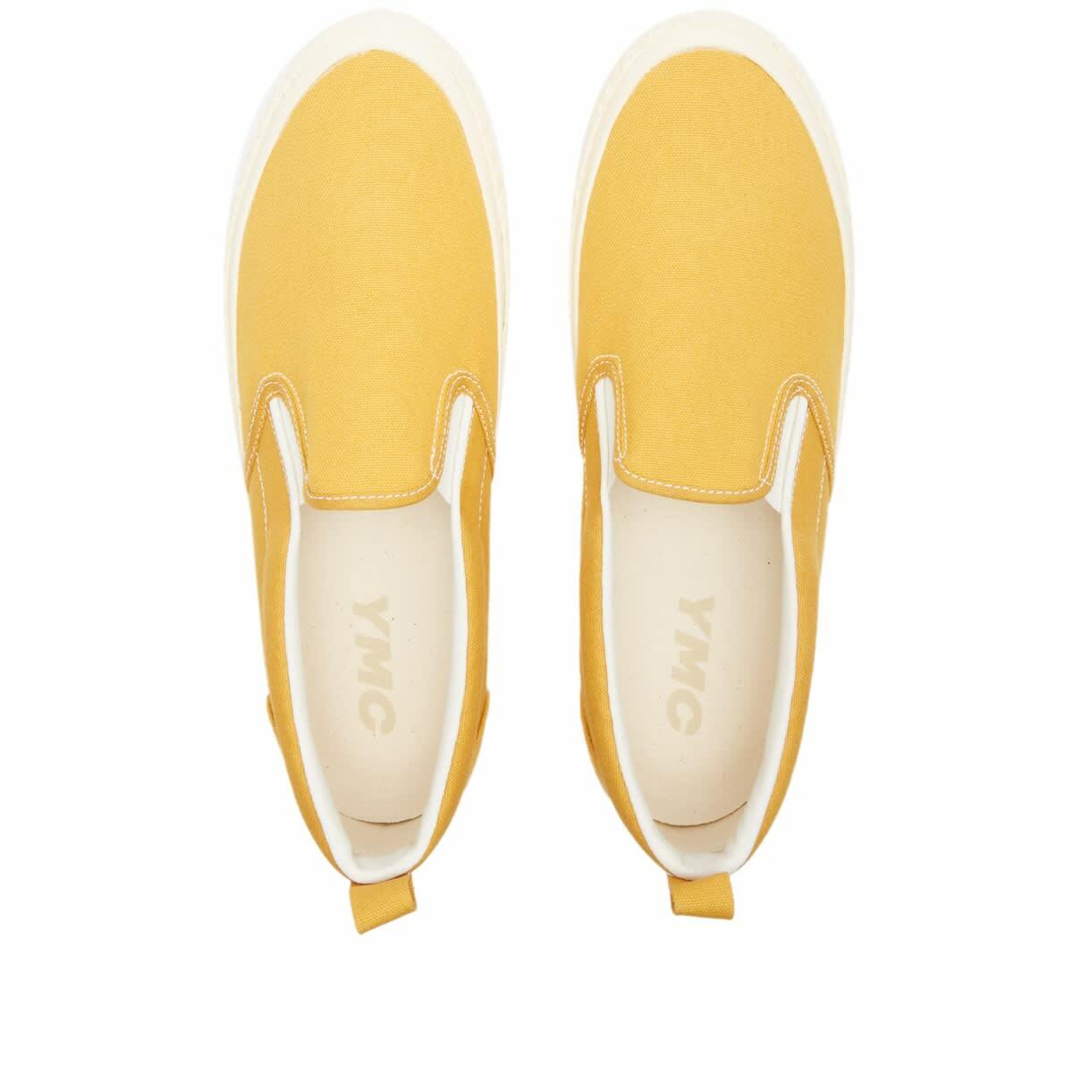 YMC Men's Slip-On Sneakers in Yellow