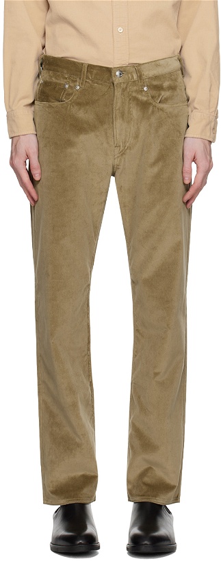 Photo: Paul Smith Brown Five-Pocket Trousers