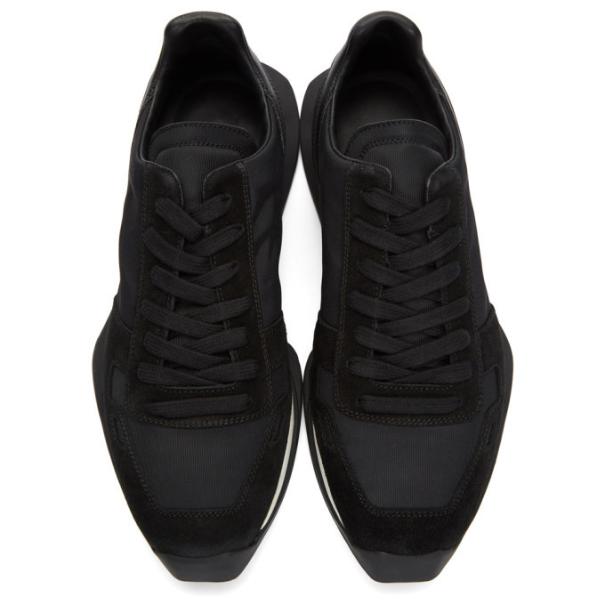 Rick Owens Black New Vintage Sneakers Rick Owens