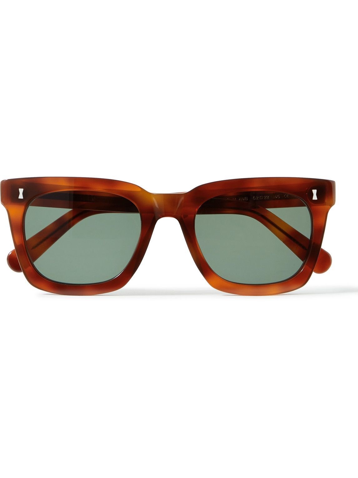 Photo: Cubitts - Judd Square-Frame Tortoiseshell Acetate Sunglasses