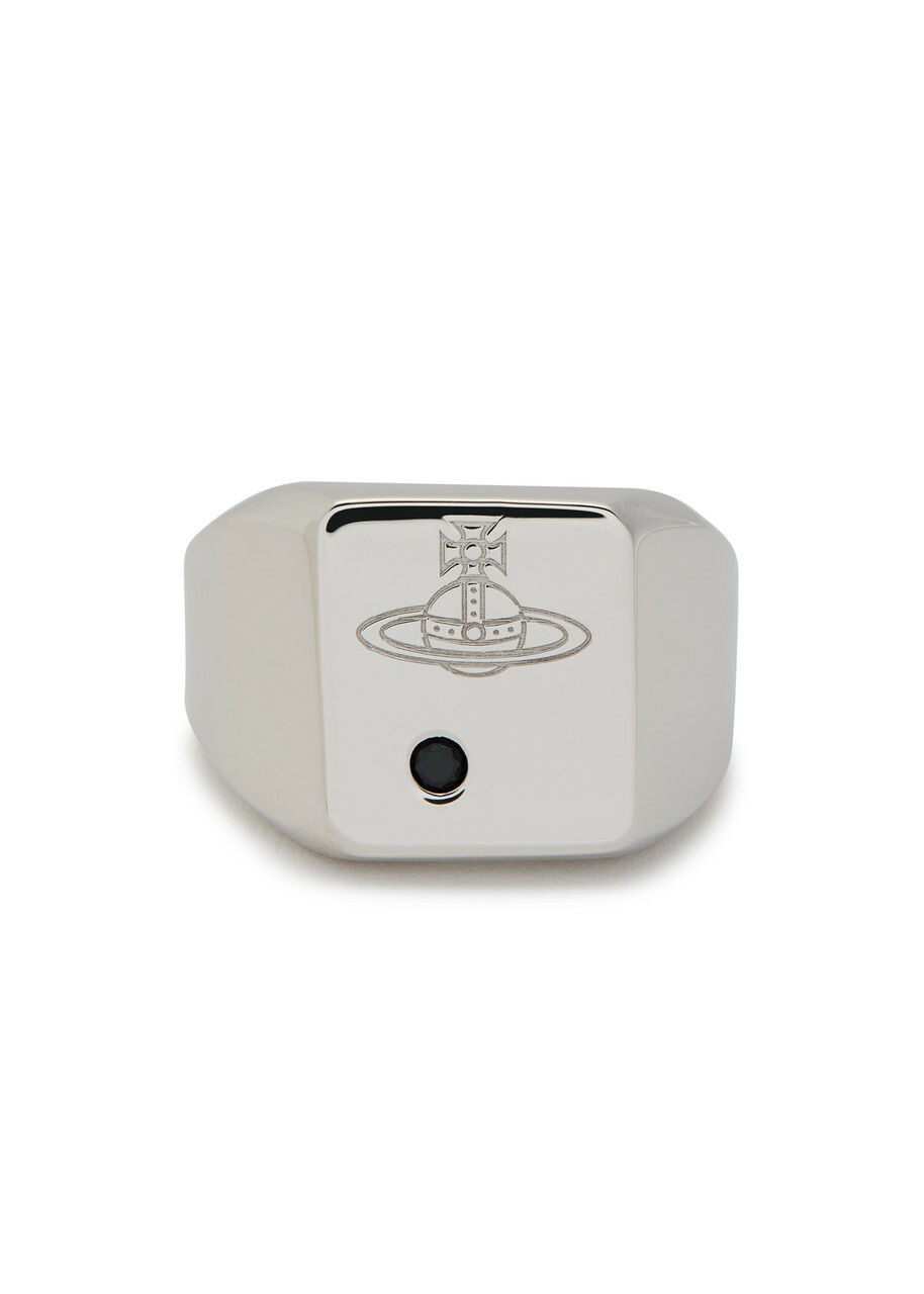 Vivienne Westwood Carlo Orb-engraved Sterling Silver Ring Vivienne