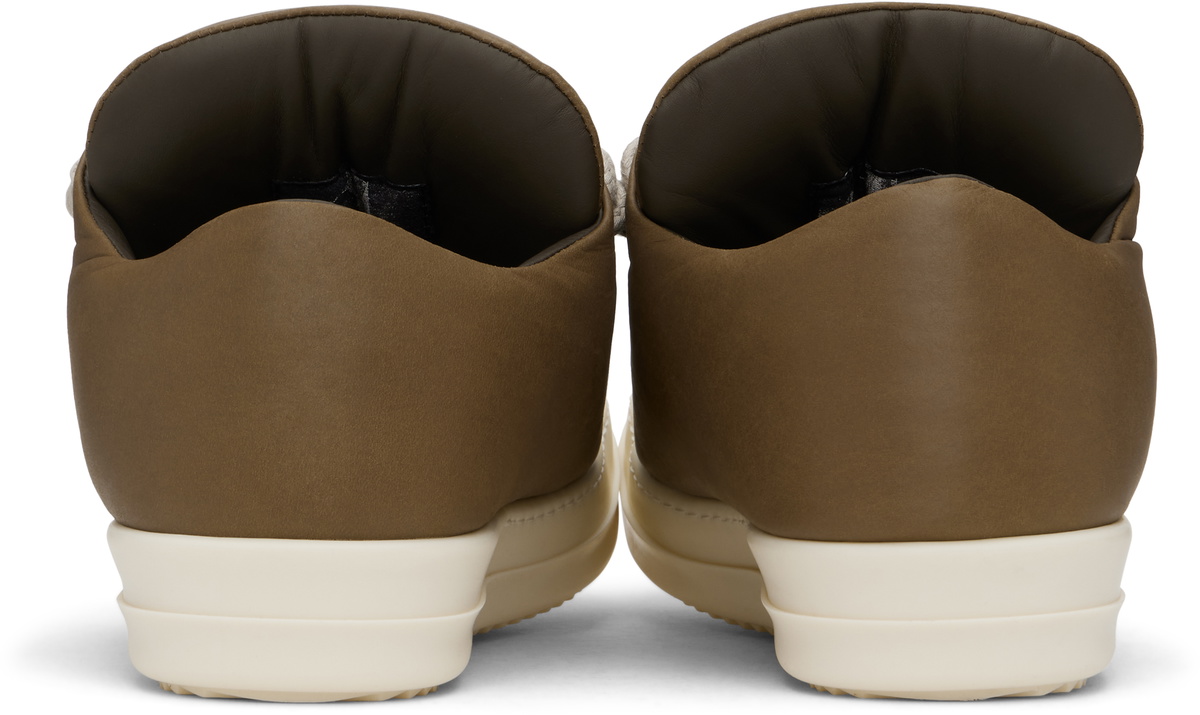◆RICK OWENS◆Porterville Jumbolaced スニーカー カーキ Khaki Porterville Jumbolaced Padded Sneakers by Rick Owens