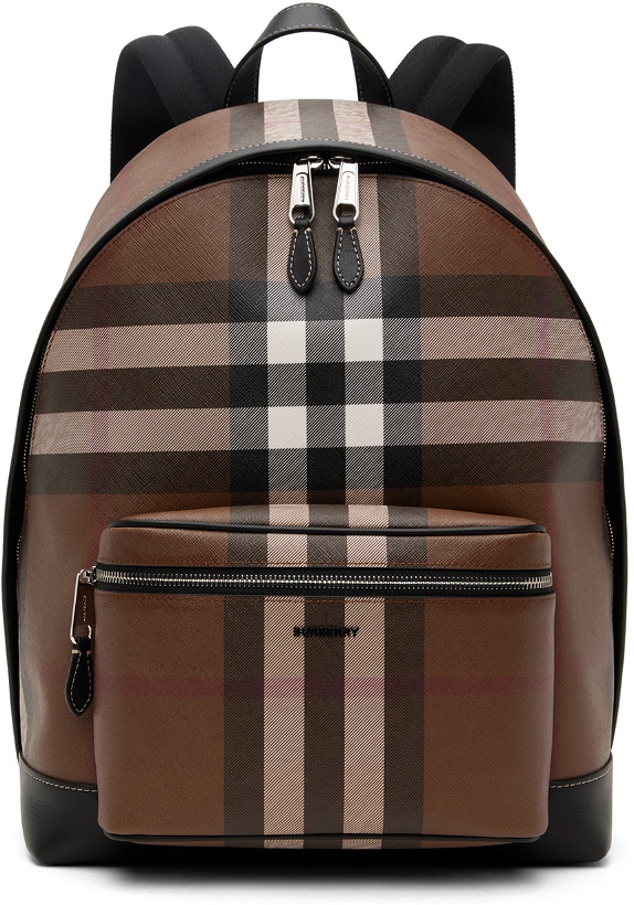 Photo: Burberry Brown Check Backpack