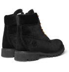 Off-White - Timberland Velvet Boots - Black