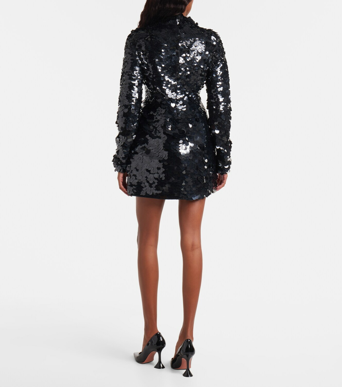 Sportmax Terfrite sequined jersey minidress