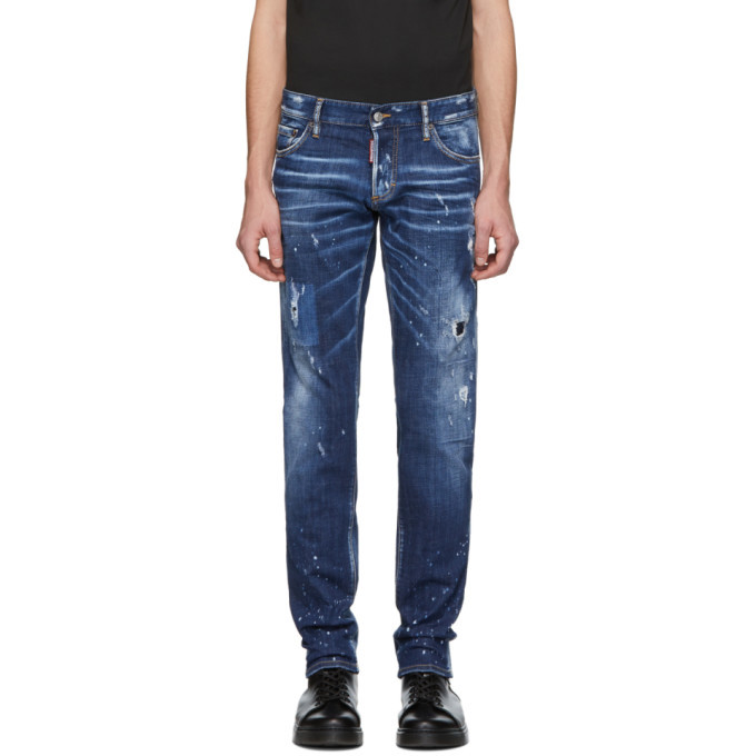 Photo: Dsquared2 Blue Perfection Wash Slim Jeans