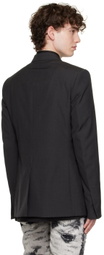 Givenchy Gray U-Lock Blazer